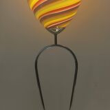 Multicolored Murano Glass Table Lamp by Leucos, Italy 1980s