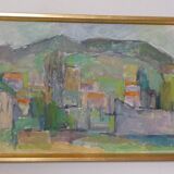 Swedish Oil on Canvas – “Spanish Landscape” by SÖREN OLSSON