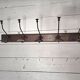 Old wall coat rack, 5 hooks