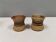 Two small vases/candlesticks/pots by the famous Tue Poulsen Denmark 1970s