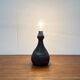 Brutalist mid-century pottery table lamp by Gerhard Liebenthron, 1960s.