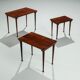 Set of 3 Danish nesting tables in rosewood Denmark 1960
