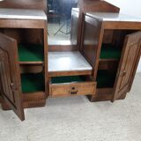 Vintage art deco cabinet with mirror