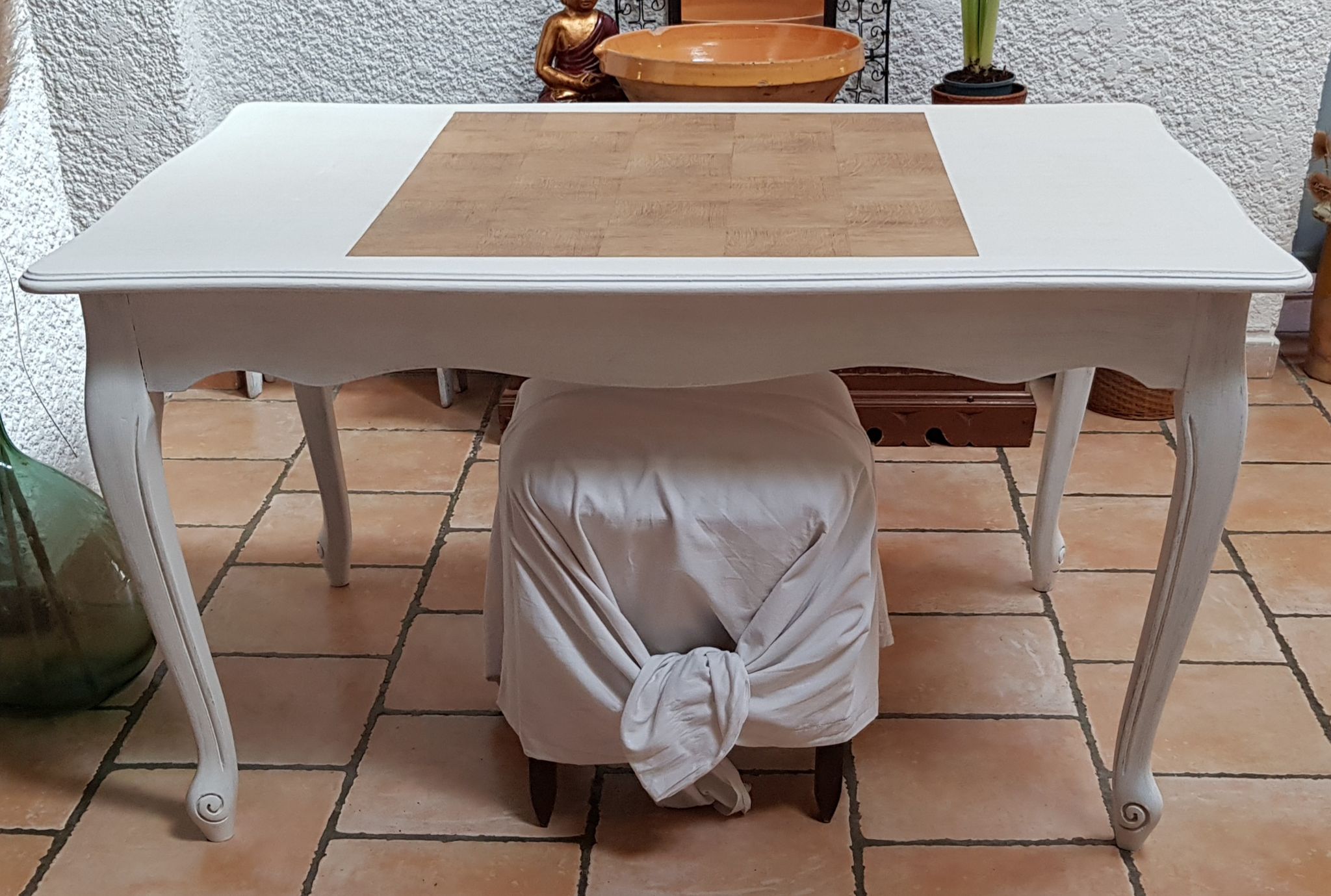 Table en marqueterie