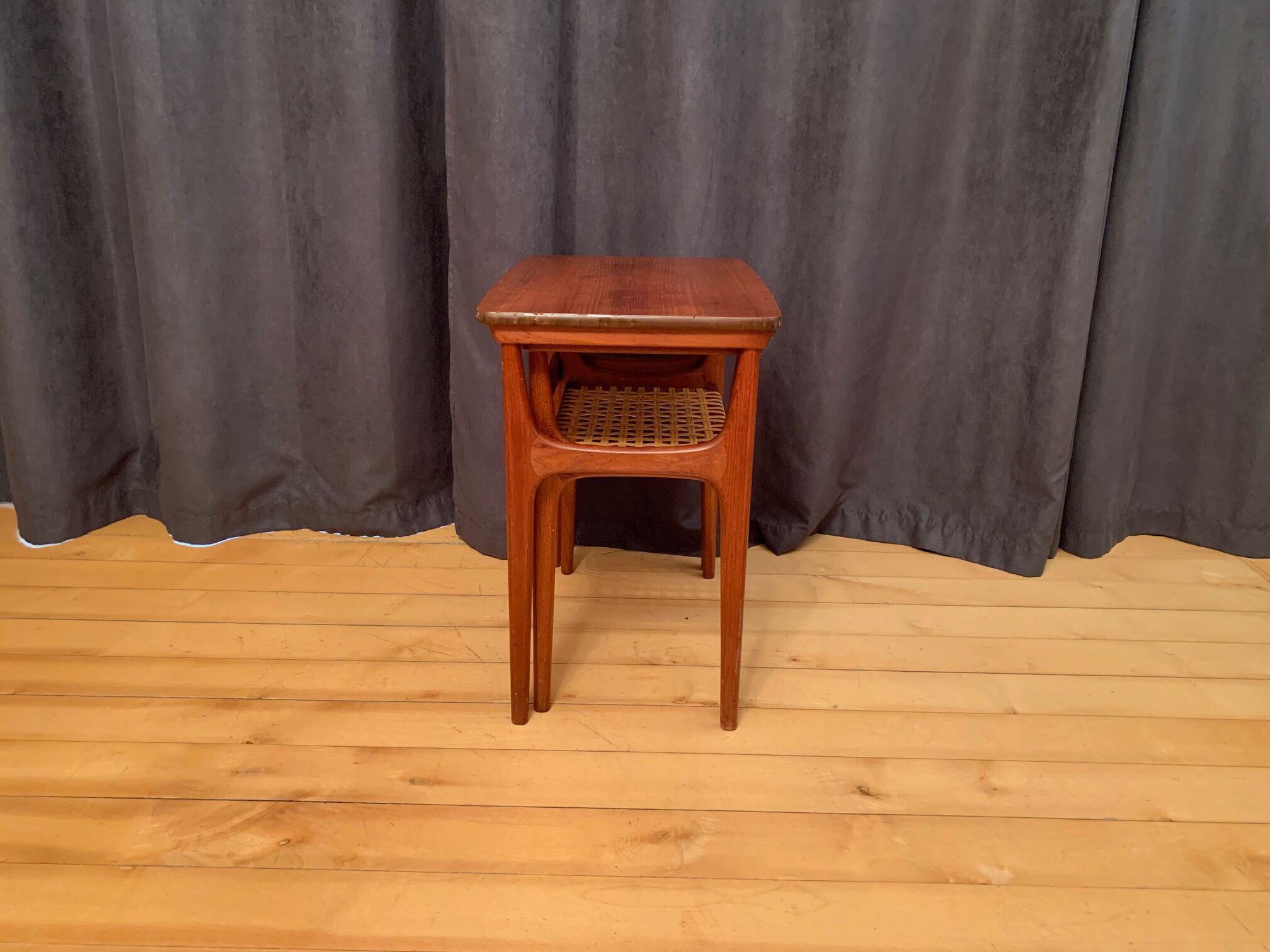 Pair of side tables model 15, designed by Erling Torvits, Heltborg Møbler, Denmark, 1960s