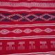 Red corridor handmade carpet large 280x125cm