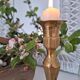 Vintage brass candle holder
