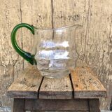 Old glass pitcher