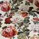 Fauteuil graphique fleur vintage