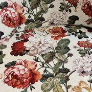 Vintage floral graphic armchair