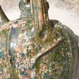 Dig jug pottery vase ancient terracotta green