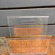 Vintage 70s magazine rack in plexiglass. Home Dior
