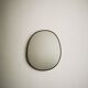 Miroir rond charbon 31 cm