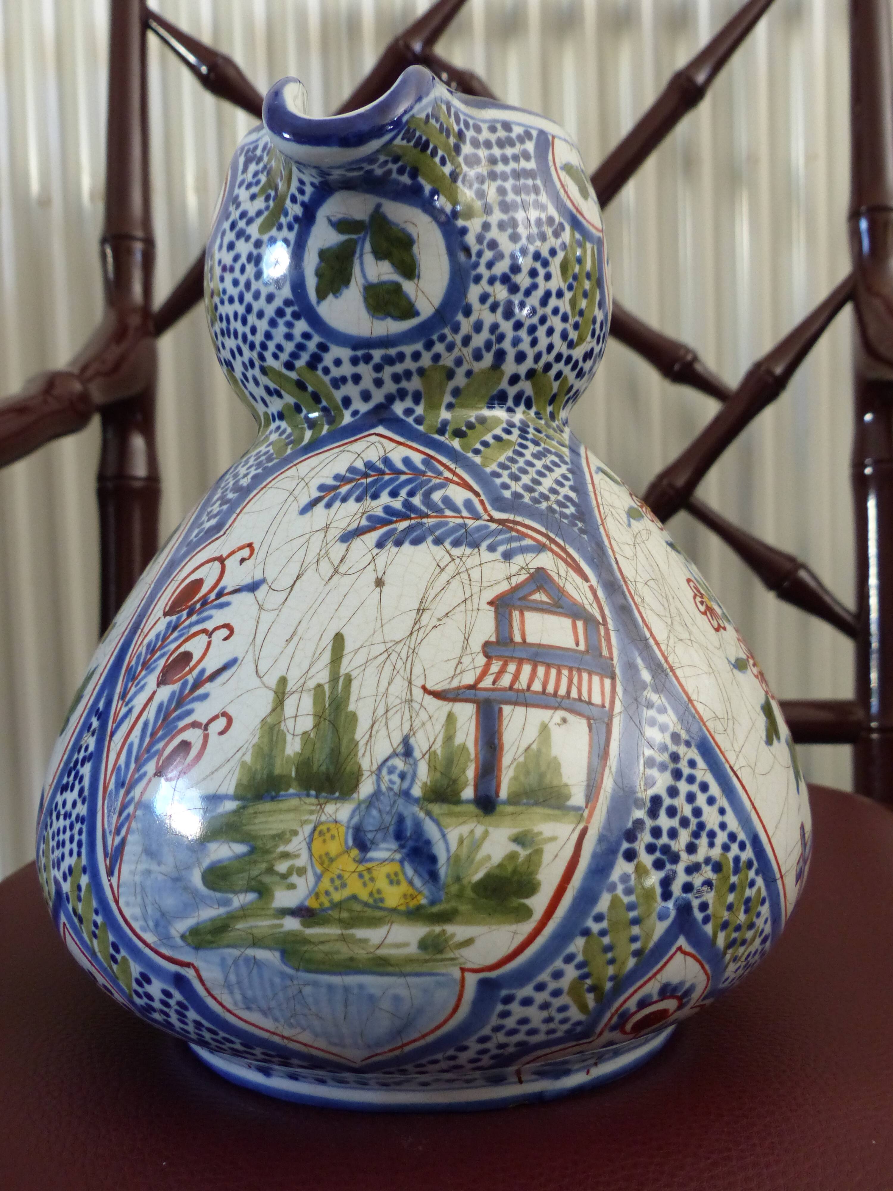 Old ceramic pitcher France.