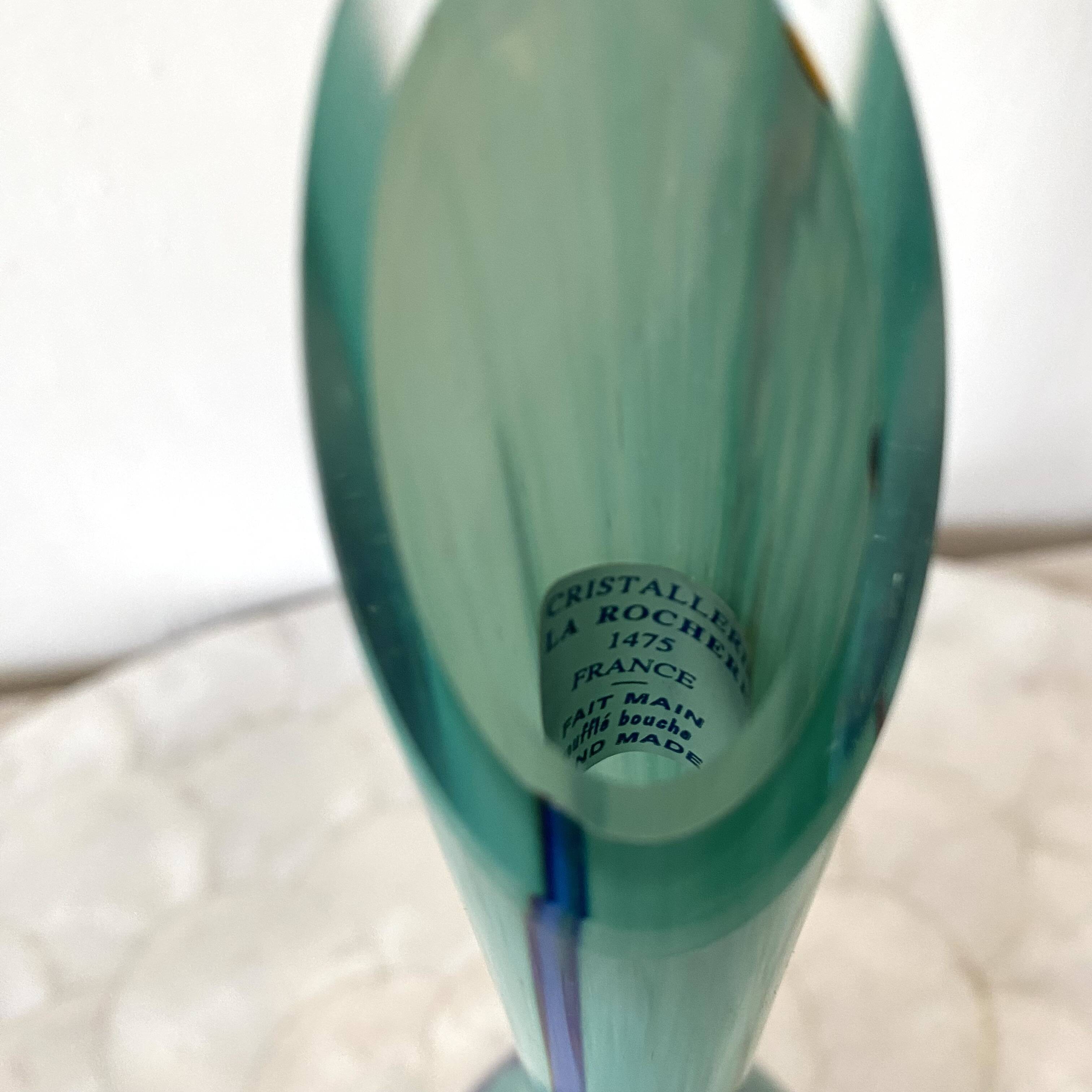 La Rochère crystal single-flower vase