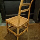 small bamboo chair