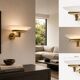Jill Wall Light – Italian Design Arteluce 1980 – Brass & Opaline Glass