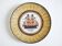 Greek ceramic dish with boat decor