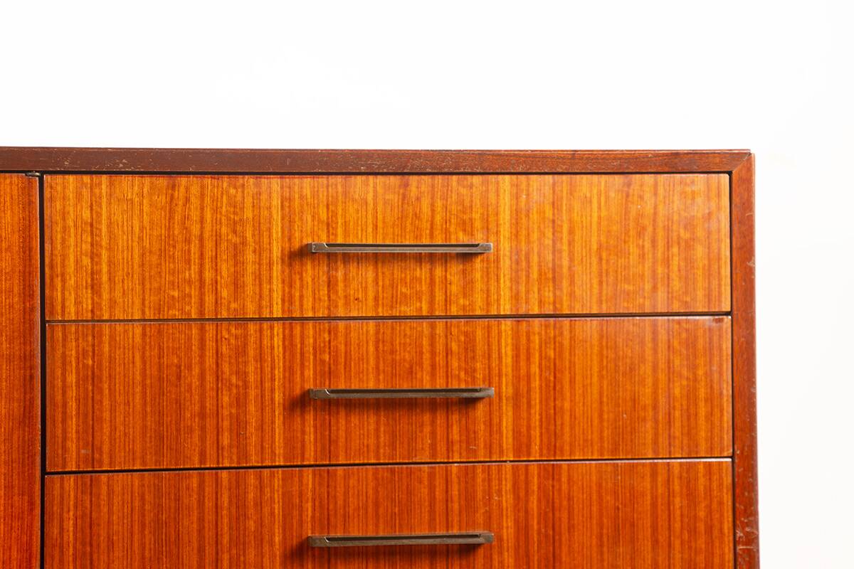 Modernist enfilade, 180 cm, French, Rosewood, Tricoire and Vecchione.