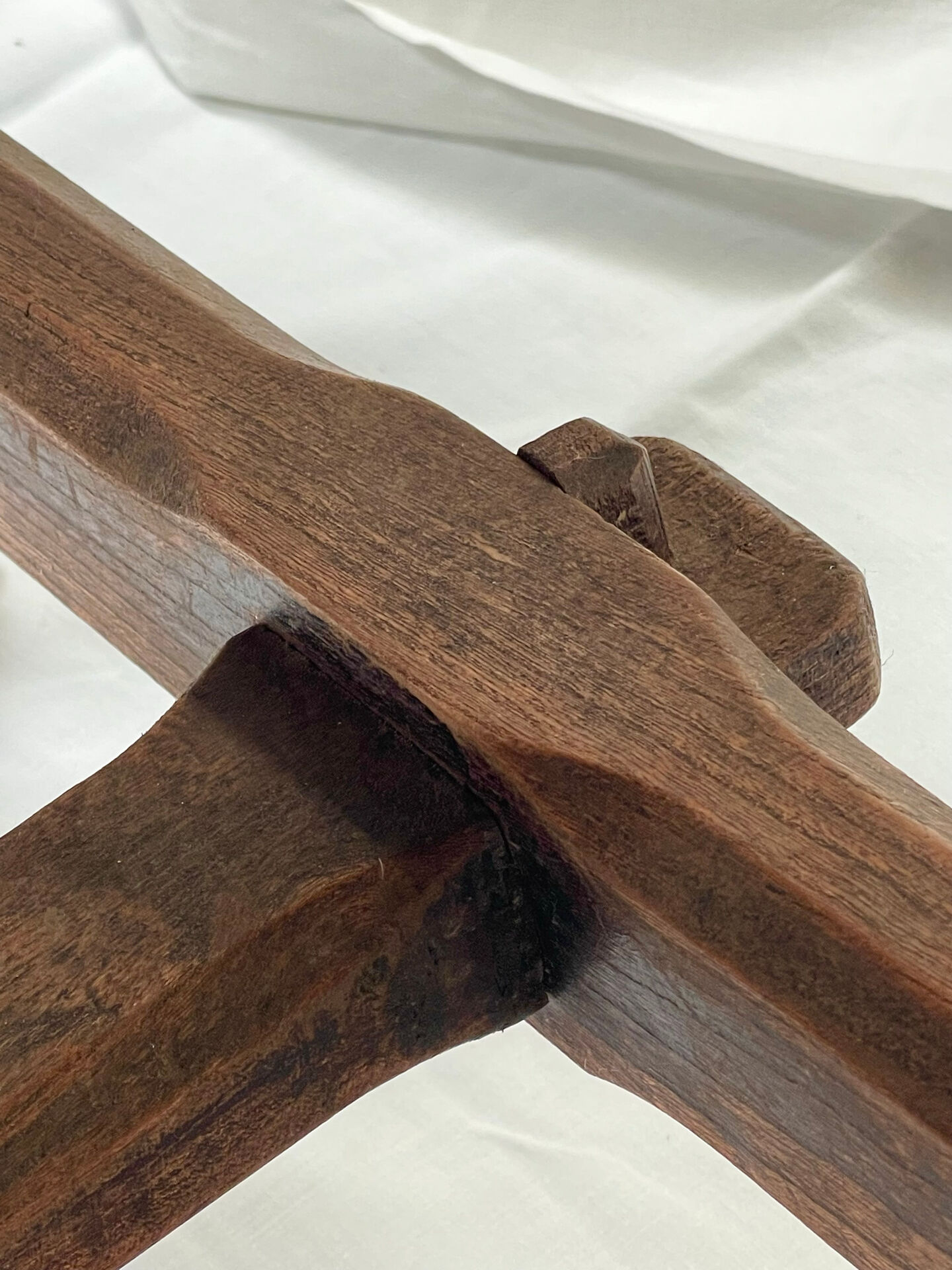 Solid elm farmhouse table