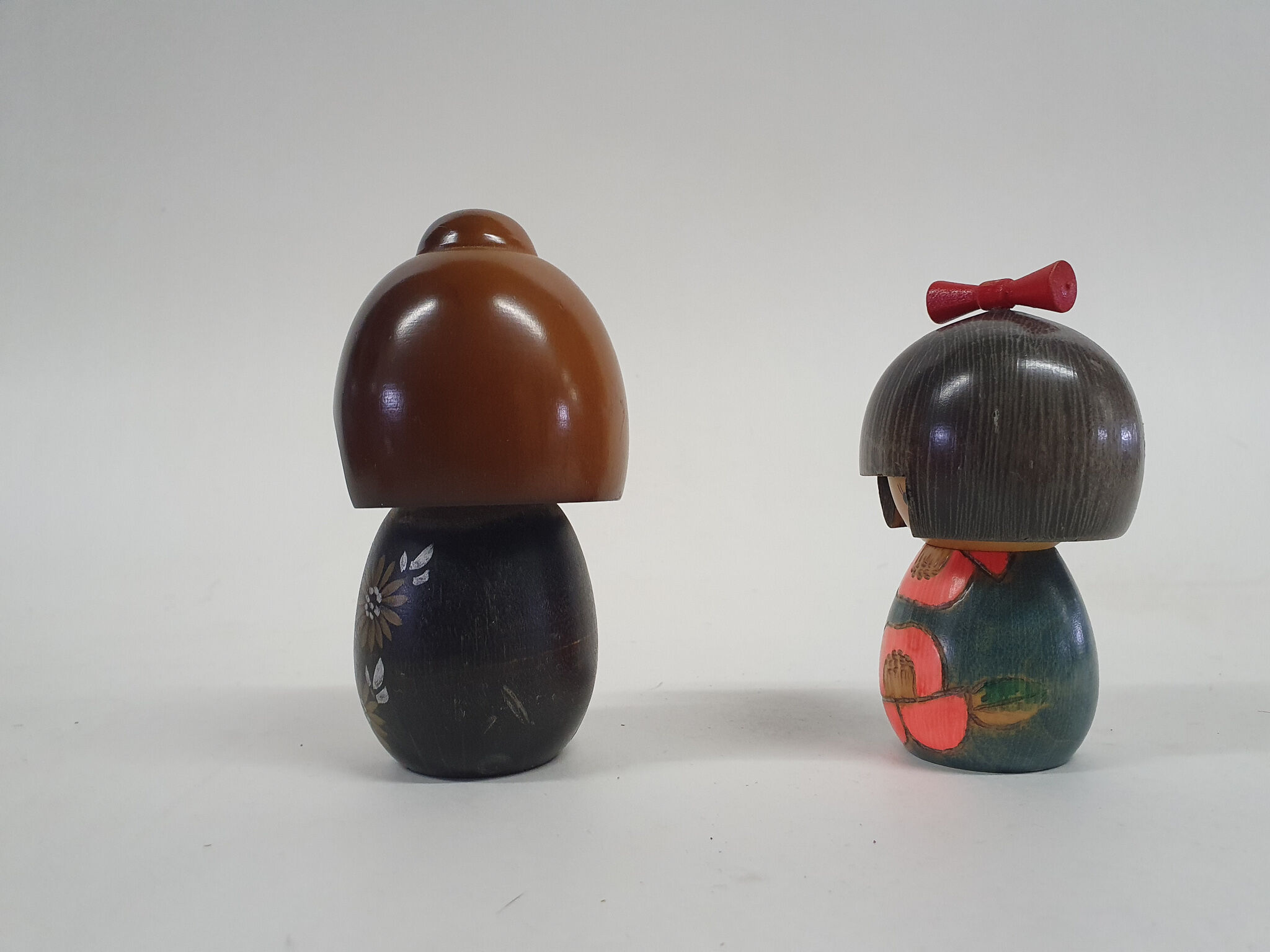 Set of two vintage Kokeshi dolls, Japan 1960's