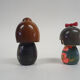 Set of two vintage Kokeshi dolls, Japan 1960's