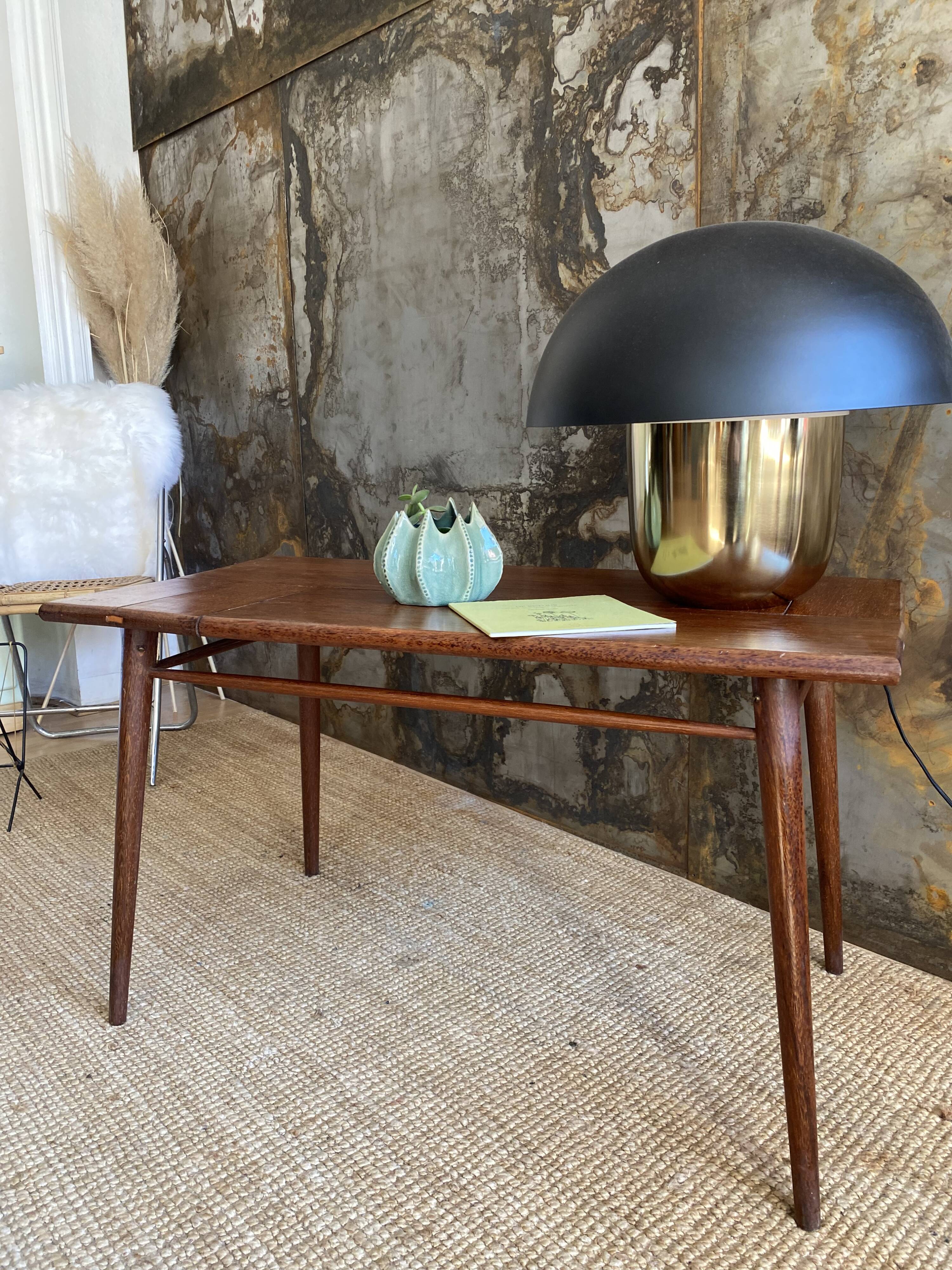 Old coffee table compass legs