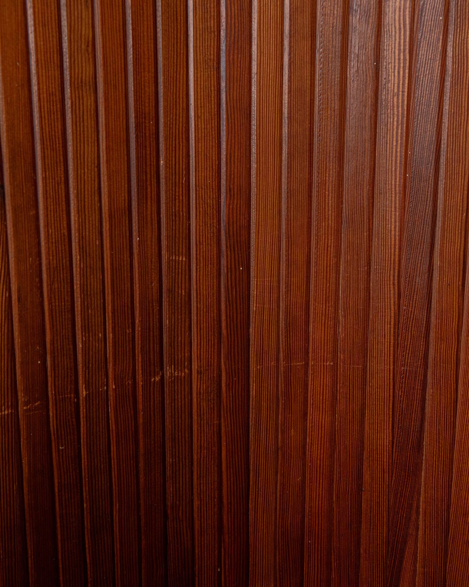 Art Deco Patinated Pine Room Divider by Jomain Baumann for Baumann, France,