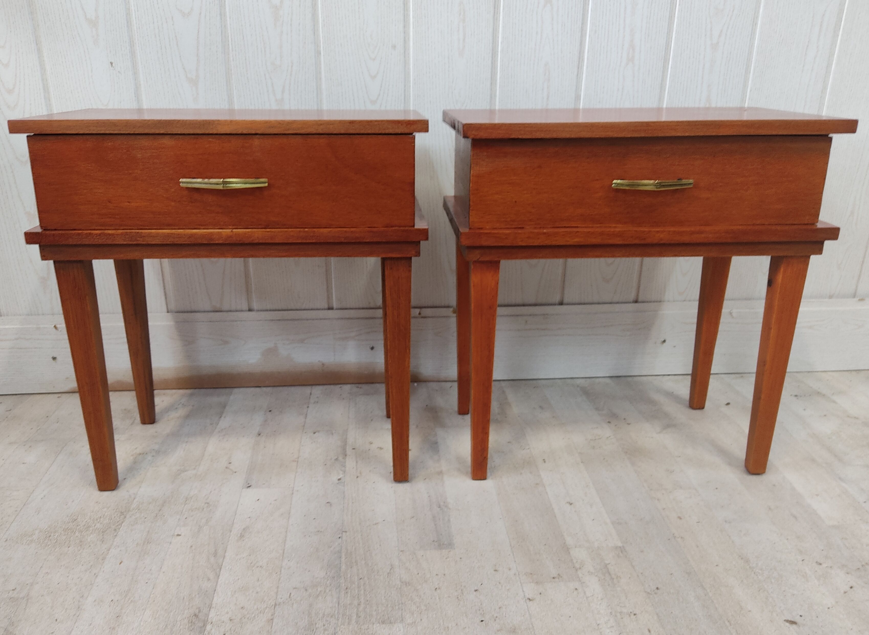 Pair of vintage bedside tables