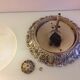 Engraved sandwind glass globe art deco style