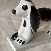 Chien en céramique Geo Condé 1930 Saint-Clement