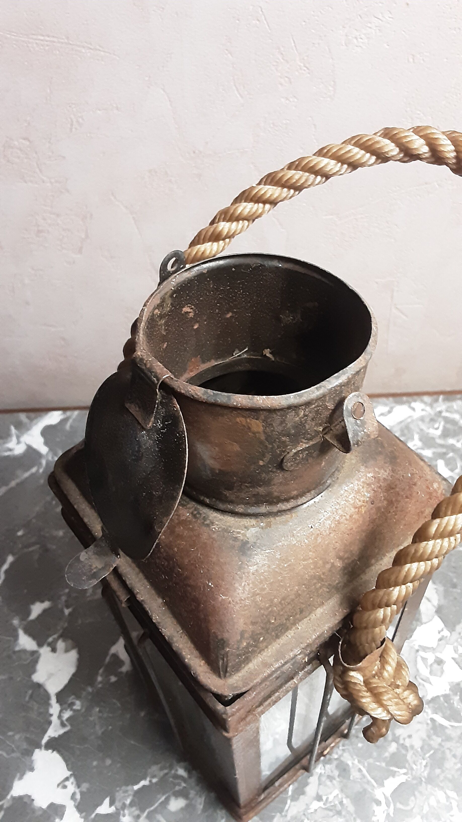 Old oil lantern
