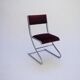 70s tubular chrome dining chair