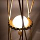 Mikado Antique Gold Art floor lamp 1980s Italy