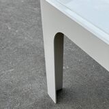 Vintage table with magazine holder, 70s space age