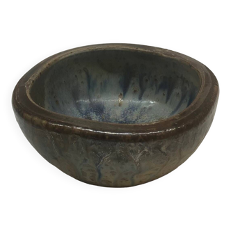 Pocket tray in Belgian flamed salted stoneware by Marcellus Aubry