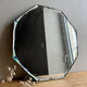 Vintage octagonal bevelled mirror