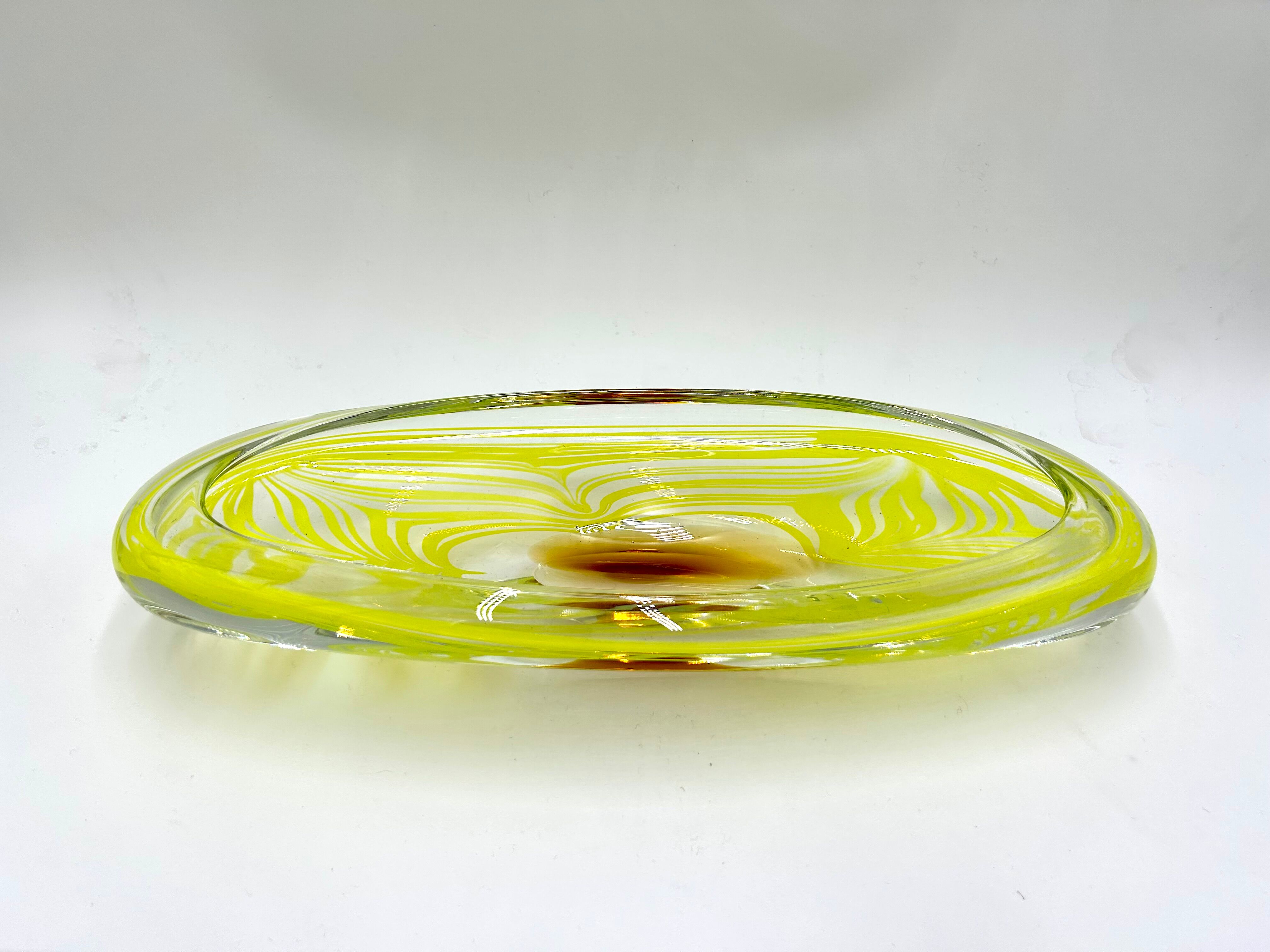 Art glass set, designed by Ivo Rozsypal, Crystalex, Czechoslovakia, 1960s