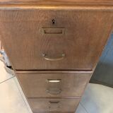 Wooden filing cabinet