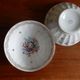2 French JW porcelain milk coffee bowls