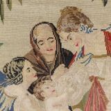 Orientalist style petit point tapestry. Circa 1880.