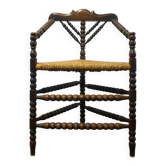 Ancienne chaise à tricoter hollandaise