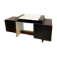 Space Age vintage 1970s desk in wood and black – PM