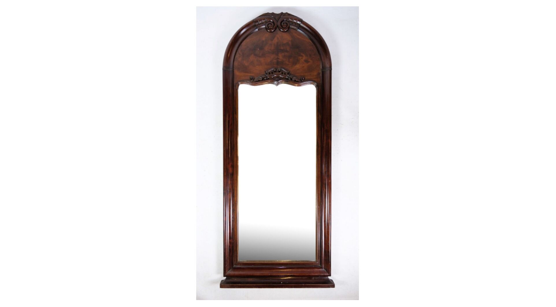 Antique Christian VIII Mirror in Mahogany from around the Year 1860s