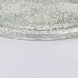 Molded glass roller vase by Pavel Panek for Sklo Union, 1970s