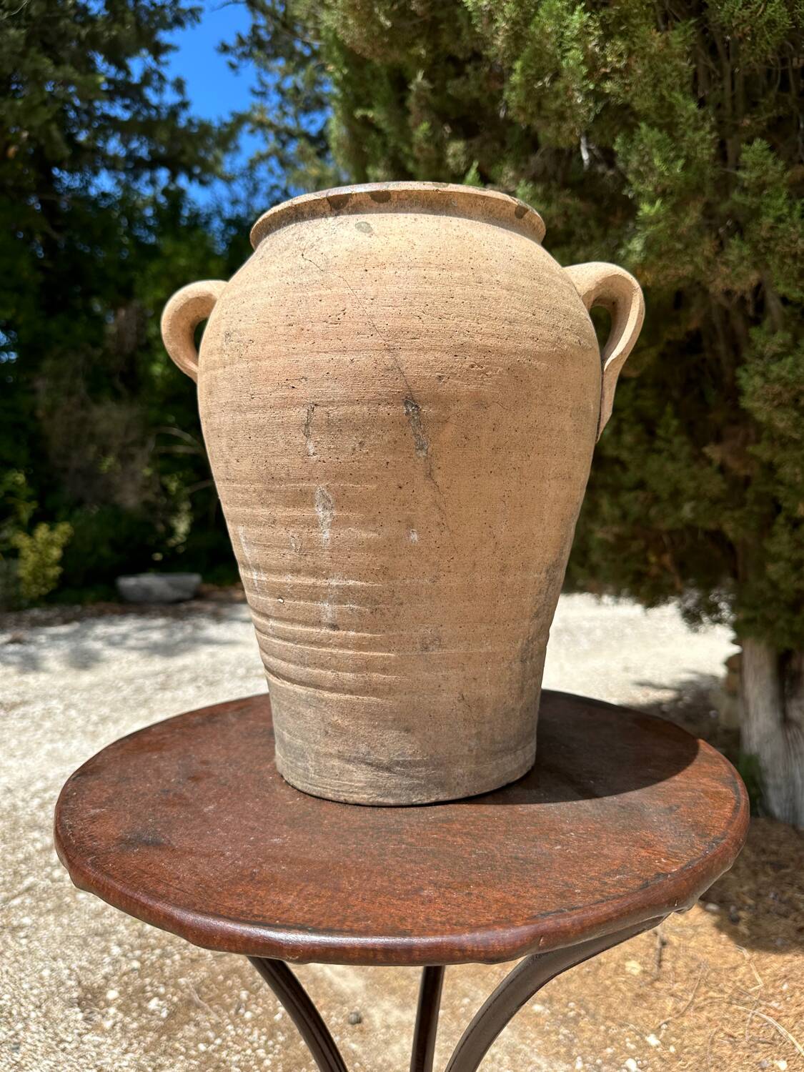 Terracotta pottery jar