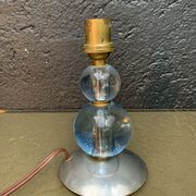 Henri Morand, modernist glass lamp foot