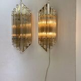 Pair of Hollywood Regency Sconces by Vadisa, 1980s