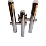 Sciolari Wall lamp metal Chrome Space Age, Italy 1970s