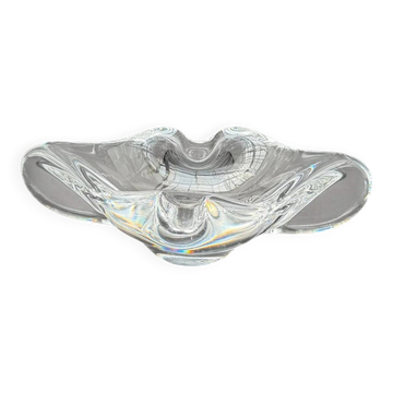 Sèvres pocket tray in crystal, France 1950